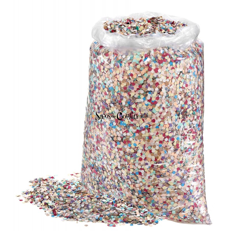 SACO CONFETI 10 Kg.. Saco de confeti para Confetti Cannon 3 - Strong