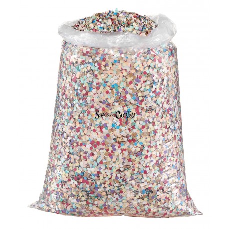 Saco 10 Kg Confeti Multicolor